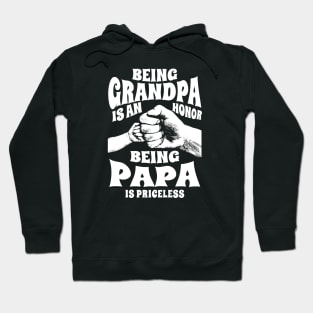 being grandpa- white Hoodie